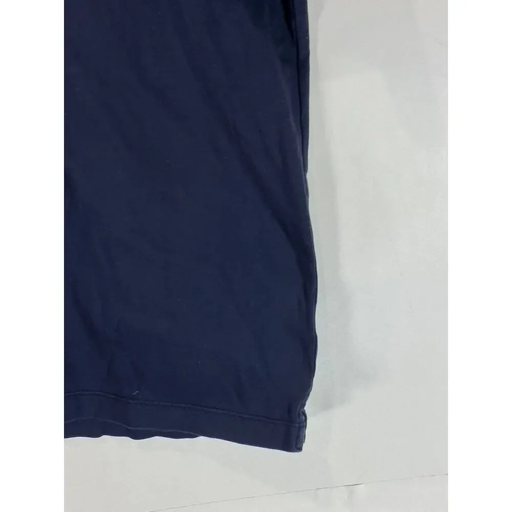 BANANA REPUBLIC Men's Preppy Navy Luxe Touch Performance Short Sleeve Polo SZ M
